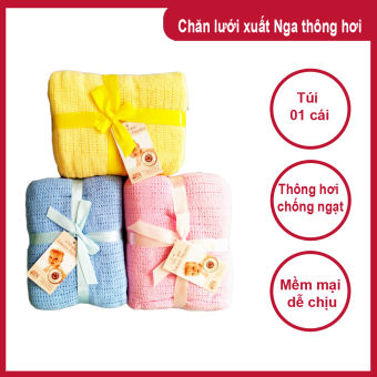 Chăn lưới chống ngạt thoáng khí cho bé mềm đẹp