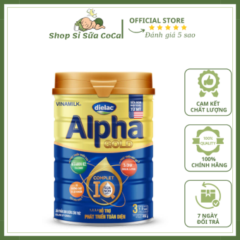 Sữa bột Dielac Alpha Gold 3 800gr(Date 11/2024)