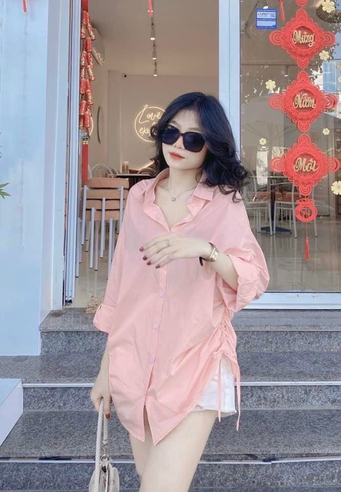 Sét bộ sơ mi áo rút quần sooc đùi thời trang sang chảnh tp22