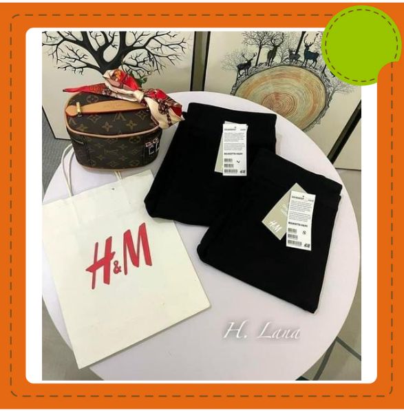 Quần legging ngố chất u mì khóa sườn phong cách