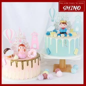 Set que cắm búp bê hoàng tử/công chúa và lâu đài