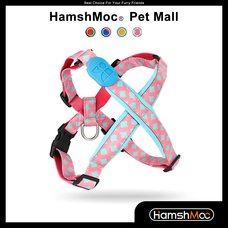 HamshMoc Step In Dog Harness Fashion Pet Harness Soft Padded Dog Vest Adjustable Straps for Small Medium Large Dogs Pet ราคา 555 บาท*ส่งฟรี