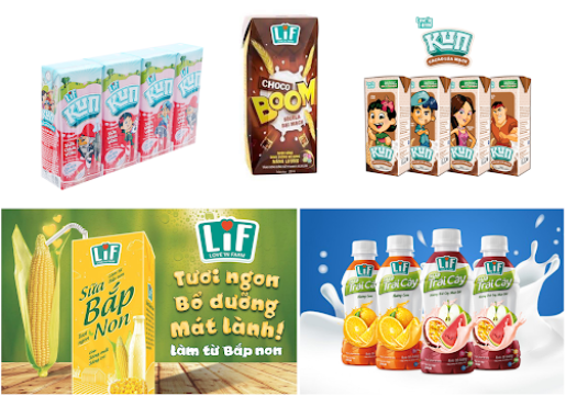 KUN Sữa trái cây mãng cầu 180ml thùng 48 hộp