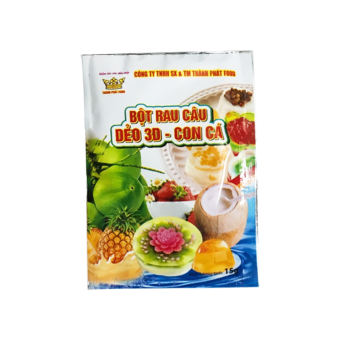 Bột Rau Câu Dẻo 3D Con Cá gói 15g