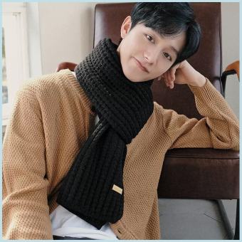 Khăn Quàng Cổ Nam Len Thừng Giữ Ấm Mùa Đông.