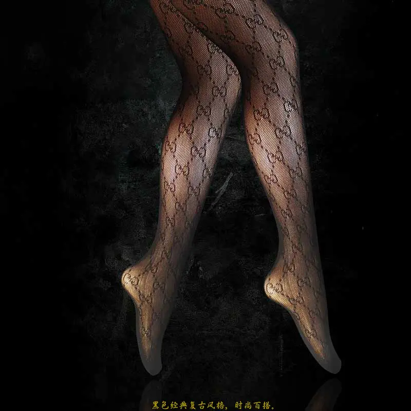 gg jacquard stockings