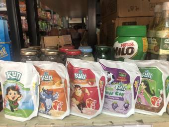 Combo 10 bịch Sữa trái cây LiF Kun 110ml