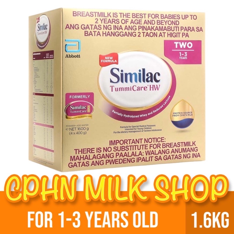 Similac TummiCare HW Two 1.6kg 1-3 Years Old Milk Supplement