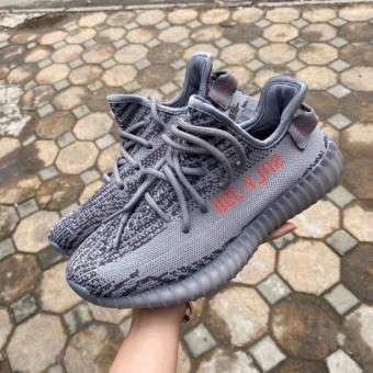 Giày yezzy350 nam nữ màu xám