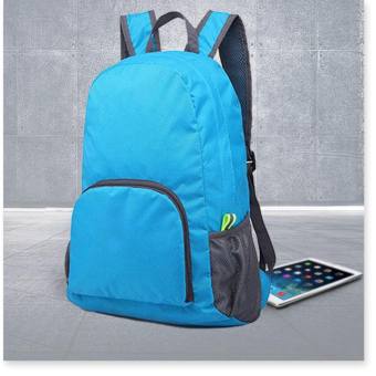 Balo thu gấp gọn siêu nhẹ, Ba lô Du Lịch Dã Ngoại Gấp Gọn Vải Dù Chống Nước