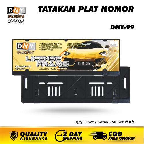 DNY TATAKAN PLAT NOMOR MOBIL Harga 25,000 rupiah*Gratis Ongkir