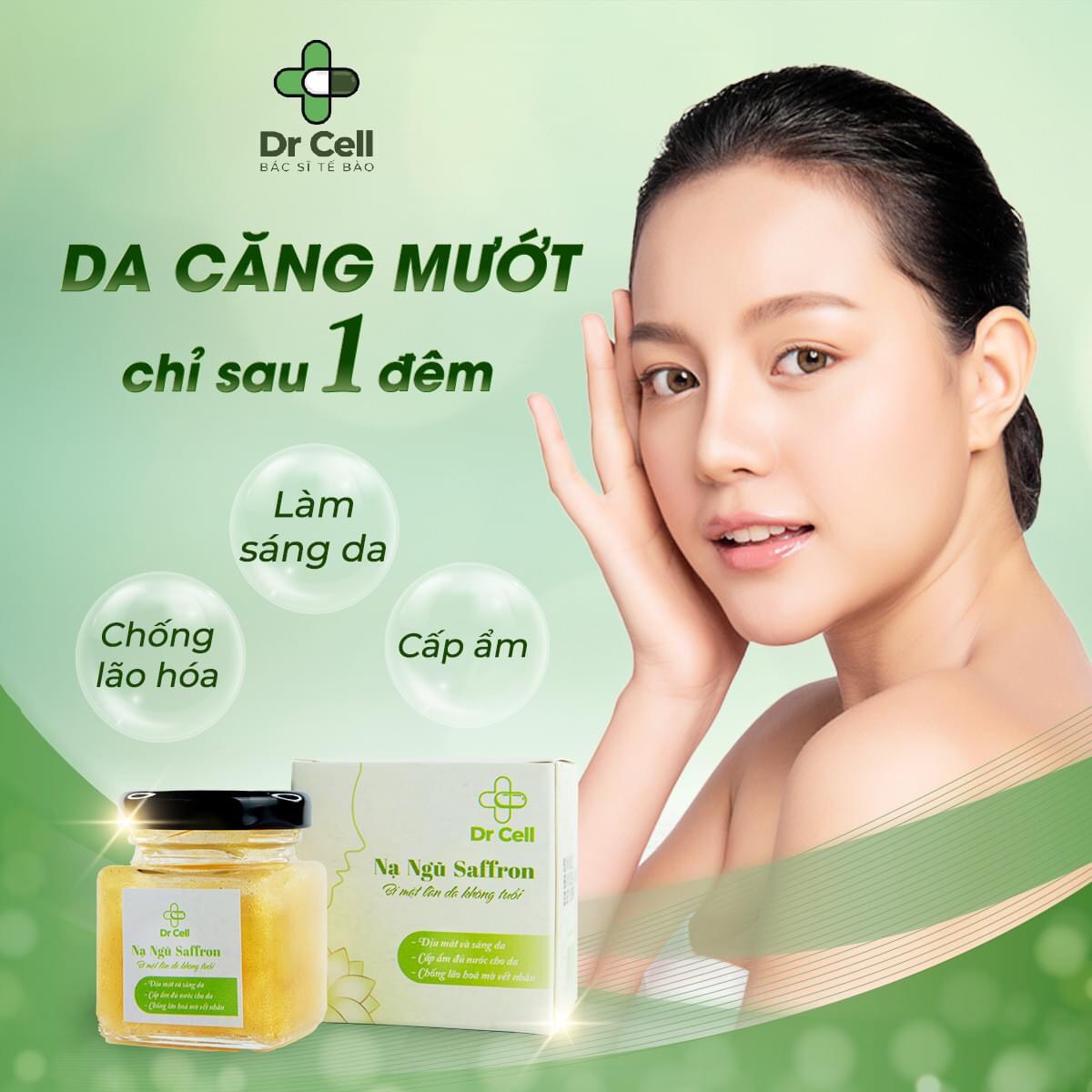 Mặt nạ ngủ saffron dr cell