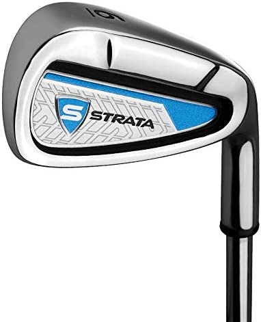 Callaway Men's Strata Complete 12 Piece Golf Club Set Includes: Driver, 3 Wood, 5 Hybrid, 6- 9 Iron, PW, Putter, Stand Golf Bag and 2 Head covers. Right Handed Hander Set · v8