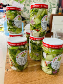 1 Hủ 500g Dưa Cải Muối Chua Ngọt Nhà Làm Chuẩn Vị Miền Trung Chất Lượng Thơm Ngon Và Giòn(hành tím ngâm chua,dưa cải ngâm chua ngọt)