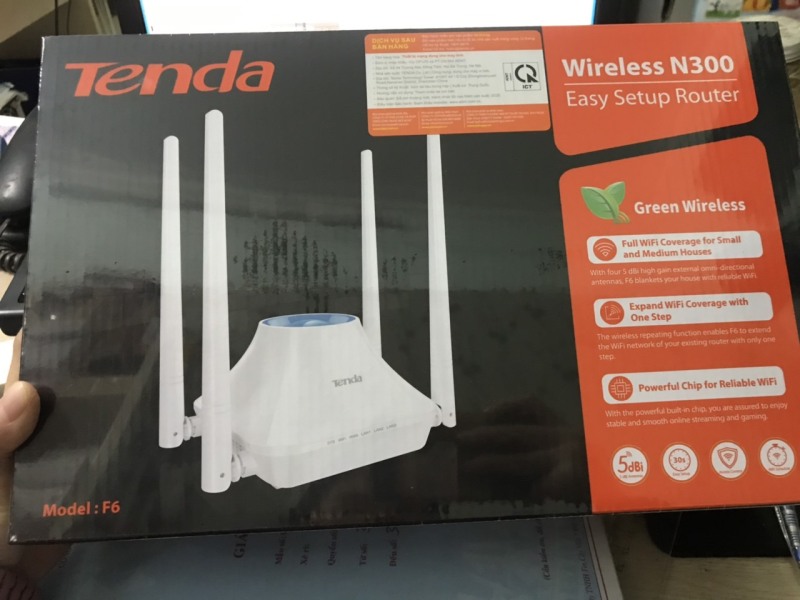 Tenda thiết bị phát wifi f6v3 chuẩn n 300mbps