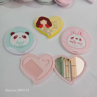 Gương mini dễ thương - có lược PHỤ KIỆN 68 (ngẫu nhiên)