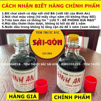 Dầu Xoa Bóp Gia Truyền Bình An Công Chính