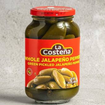 Ớt Trái Ngâm La Costena Whole Jalapeno Peppers 440g