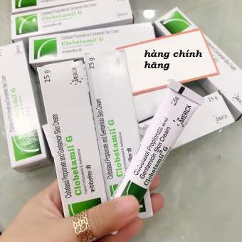 Tuýp kem Nám CLOBETAMIL G chuyên nám da mặt hoặc dùng trộn kem body 25g chính hãng Thái Lan