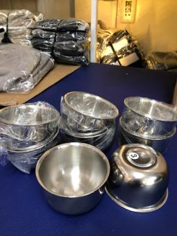 Chén inox chum inox dùng trong y tế số 3 đựng bông cồn không gỉ Thegioiykhoa