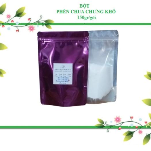 Gói 150gr Phèn chua chưng cất nguyên chất (Phèn phi)
