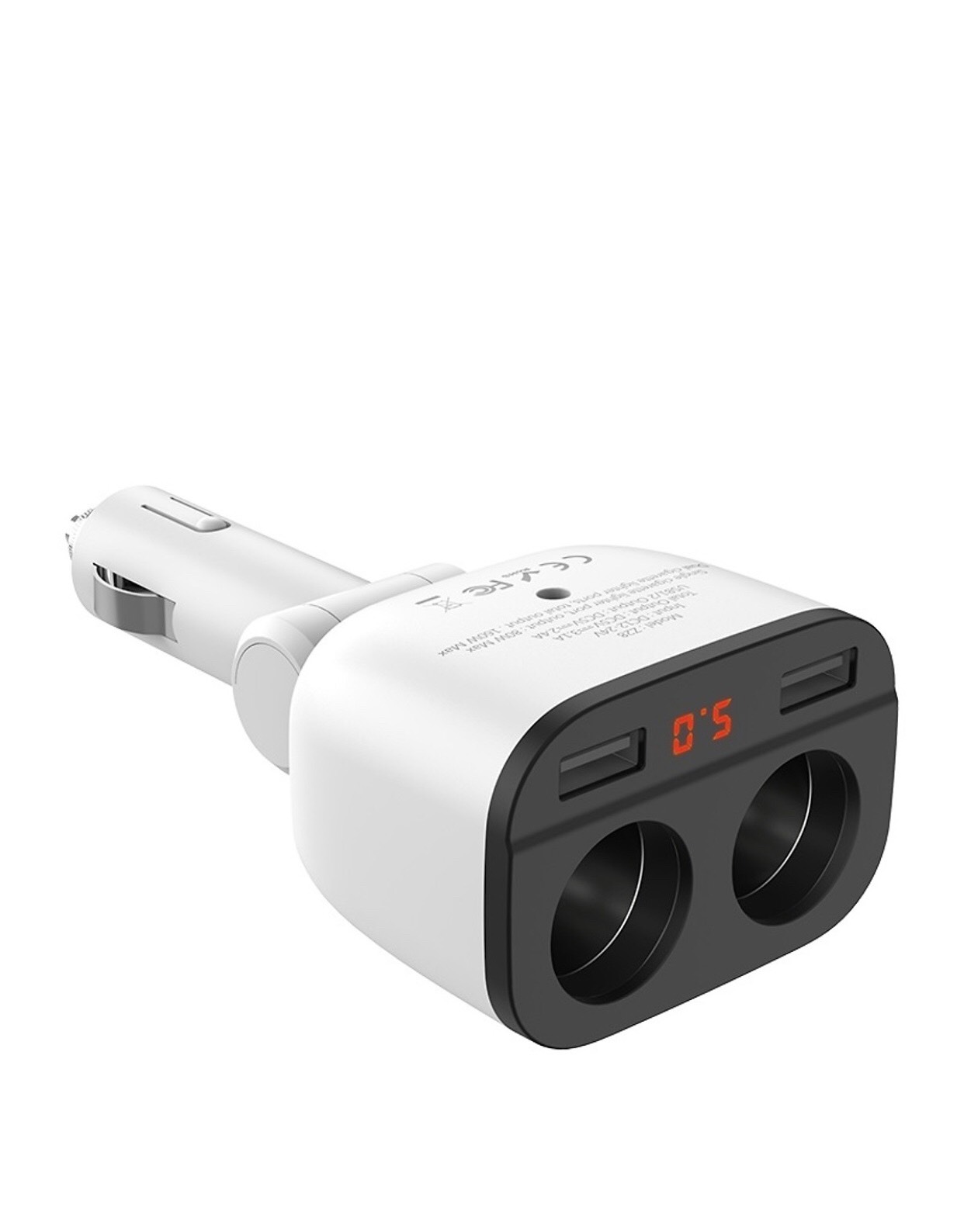 Bộ chia tẩu sạc xe hơi sạc nhanh 2 tẩu và 2 cổng usb sạc nhanh 3.1a công suất 80w tiện lợi dùng cho mọi ô tô