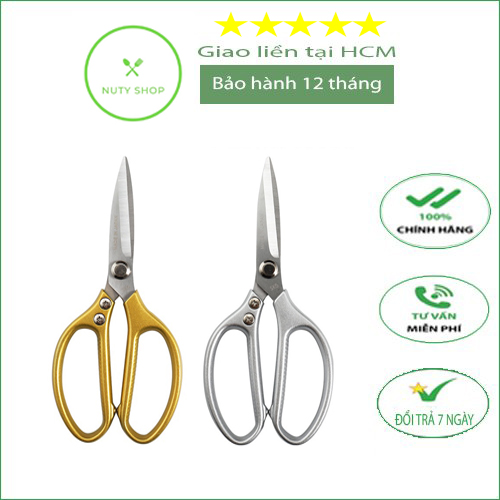 Kéo đa năng NHẬT BẢN 100% hợp kim thép cao cấp chống rỉ sét độ bền tuyệt đối (Loại Cán Bằng Kim Loại)