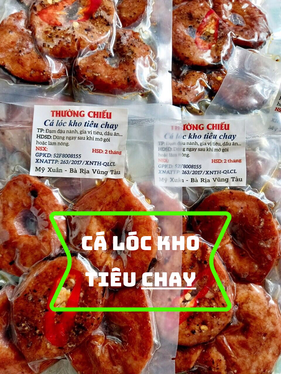 Cá lóc kho tiêu chay - tpc vô lượng quang