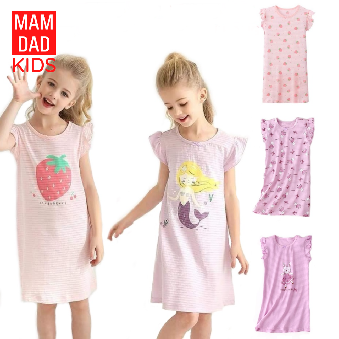 12-52kg Váy cotton xước hè cho bé hãng Mamdadkids #cottonxước