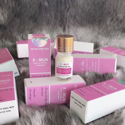 Chấm mụn X-MỤN, mụn trên trán, mụn dưới cằm, mụn trên má, mụn mặt