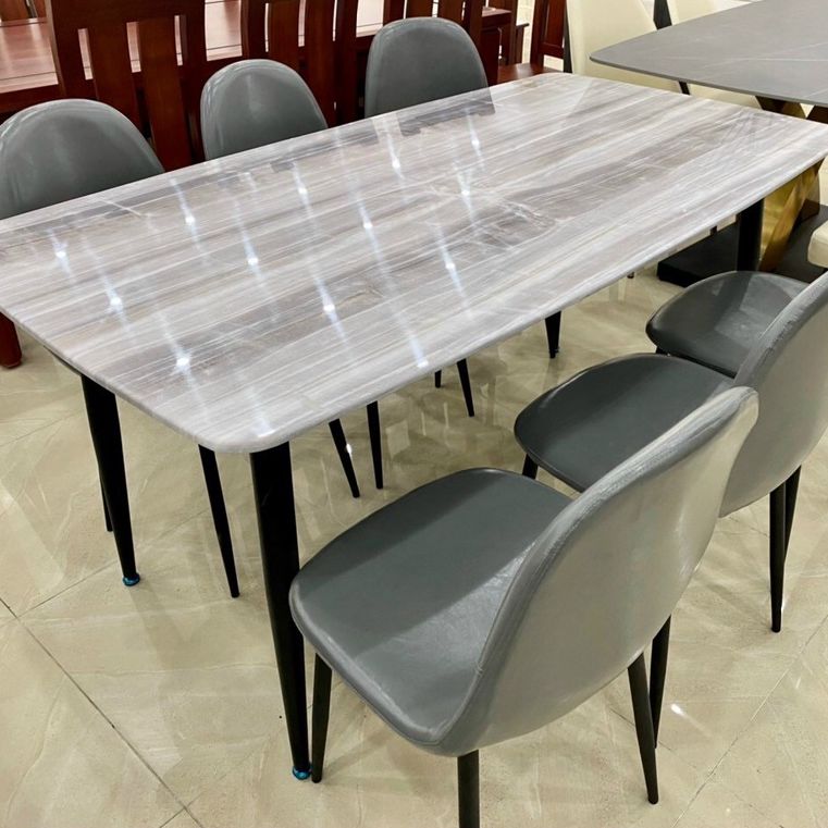 Bộ bàn ăn mặt đá Cẩm thạch nhân tạo kết hợp ghế Venus
