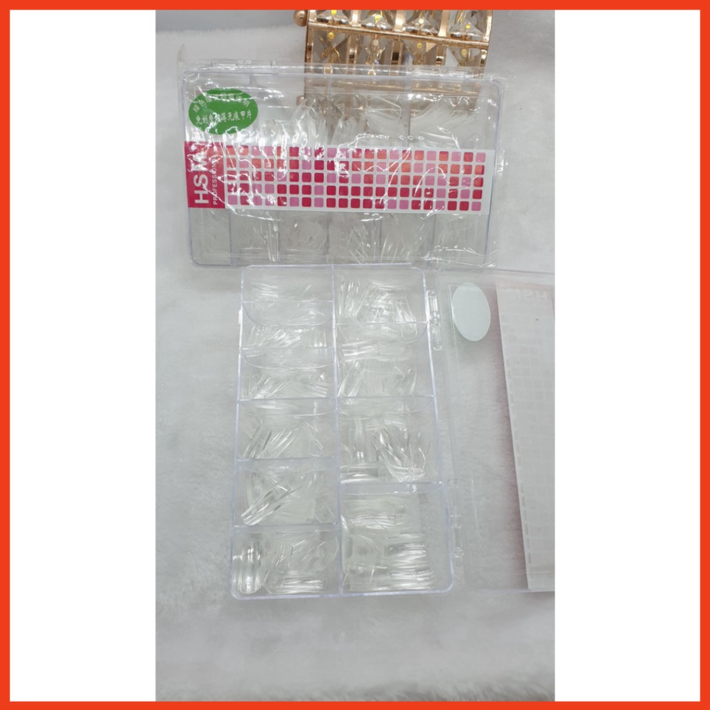 Móng dán hsm màu trong - móng up phụ kiện ngành nail