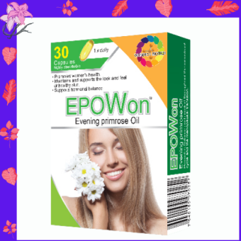 Viên bổ sung nội tiết tố nữ , đẹp da EpoWon - Hàng nhập Đức - Cung cấp Gamma linoleic acid ( GLA), Lino acid (LA) , Vitamin E cho phụ nữ