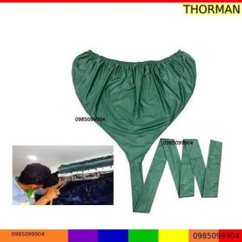 Túi xịt rửa máy lạnh loại tốt áo trùm máy lạnh vệ sinh máy lạnh Xanh Lá