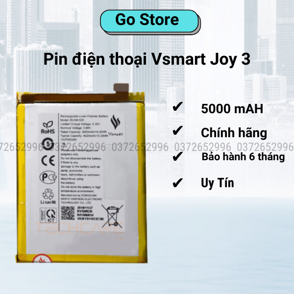 Pin điện thoại Vsmart Joy 3