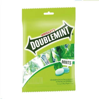 Kẹo ngậm Doublemint Peppermint túi 30 gói 2 viên
