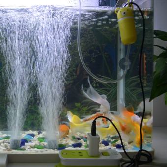 Máy Bơm Khí Ô Xy Mini Cầm Tay Máy Bơm Không Khí Bể Cá Không Ồn Cho Bể Cá