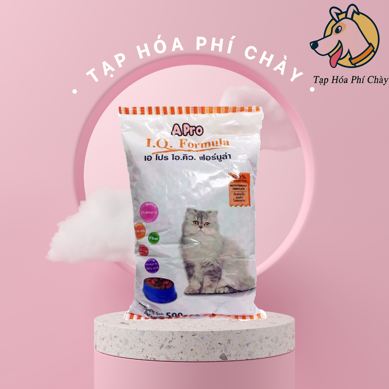 Thức ăn hạt cho mèo 500g Apro IQ Formula (Thái Lan)