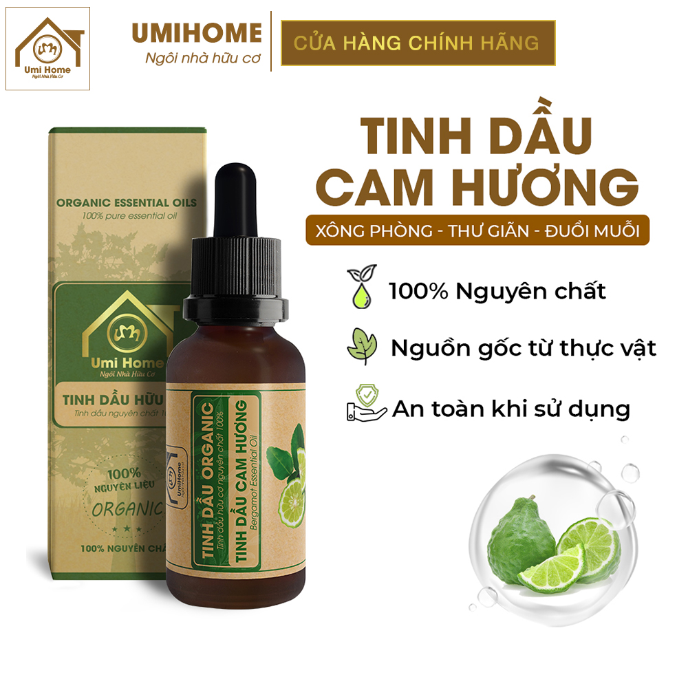 Tinh dầu Cam Hương hữu cơ UMIHOME nguyên chất 10ml