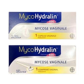 Viên đặt phụ khoa Mycohydralin 500mg của Pháp 1 liệu trình