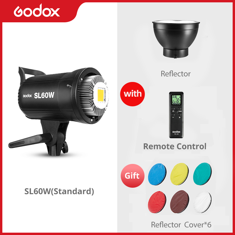 Godox SL-60 2x LED Video Light Kit (Daylight-Balanced) SL60W KIT