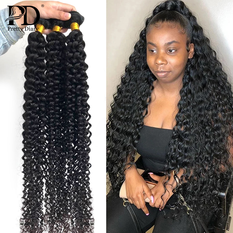 Melodie Brazilian Remy Deep Wave Bundles Water Wave Curly Hair Weaves 38 40  Inch Natural Human Hair 3 4 Loose Deep Wave Bundles -  ssccreinadelapaz.edu.pe