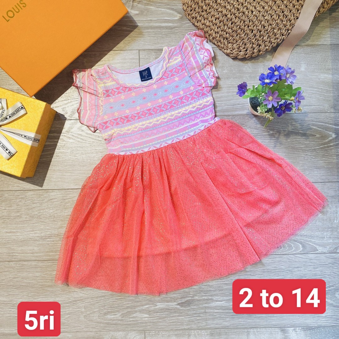 Váy thun chân lưới size đại cho bé từ 10-40kg