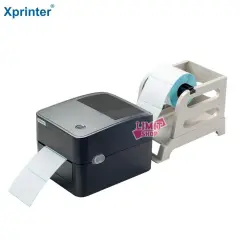 XPrinter XP D4601B USB dan Bluetooth Untuk Cetak Resi Label Pengiriman Print Barcode QR Code Label Stiker Resi Pengiriman dll (Free Holder Kertas)