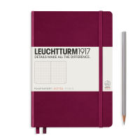 LEUCHTTURM1917 Hardcover Notebook Port Red สมุดโน๊ต LEUCHTTURM1917 ปกแข็ง สีแดงเข้ม