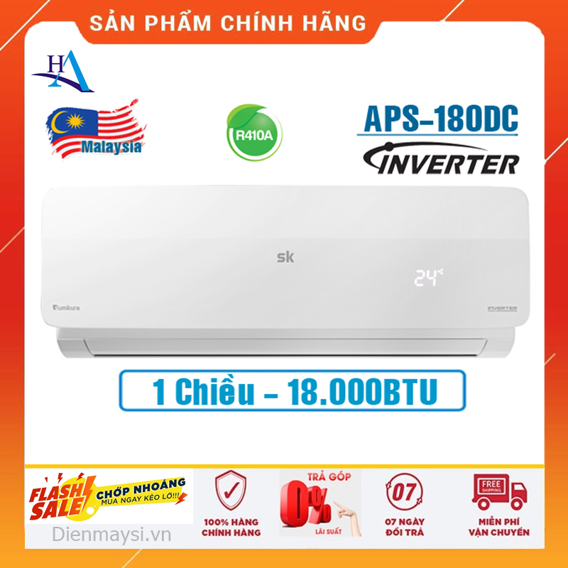 Sumikura APS/APO-180 - Điều Hòa 1 Chiều Inverter Tiết Kiệm Điện