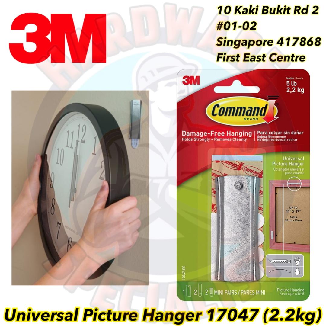 3M Command Jumbo Universal Picture Hanger 17048 3.6kg Lazada