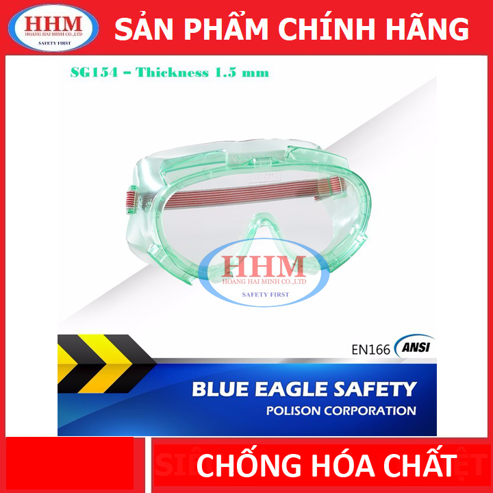 Kính chống hóa chất Blue Eagle SG154