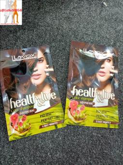 Gội phủ bạc thảo dược Lavox heath & live 30ml có 5 màu