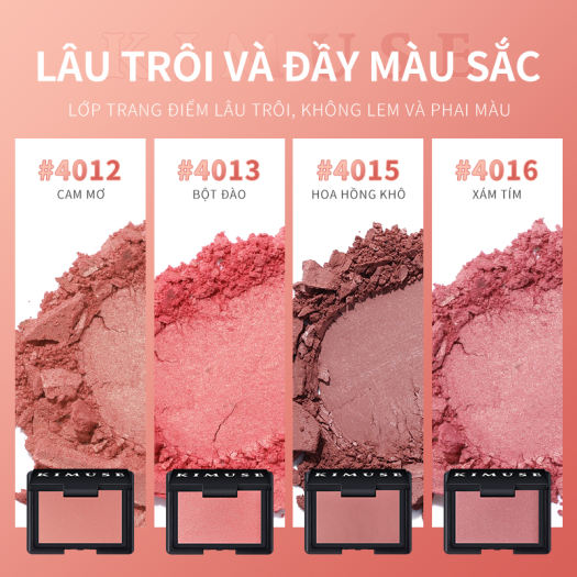 Phấn Má Hồng KIMUSE, Phấn Má Hồng Phấn Má Trang Điểm Nền Mặt Dạng Nén